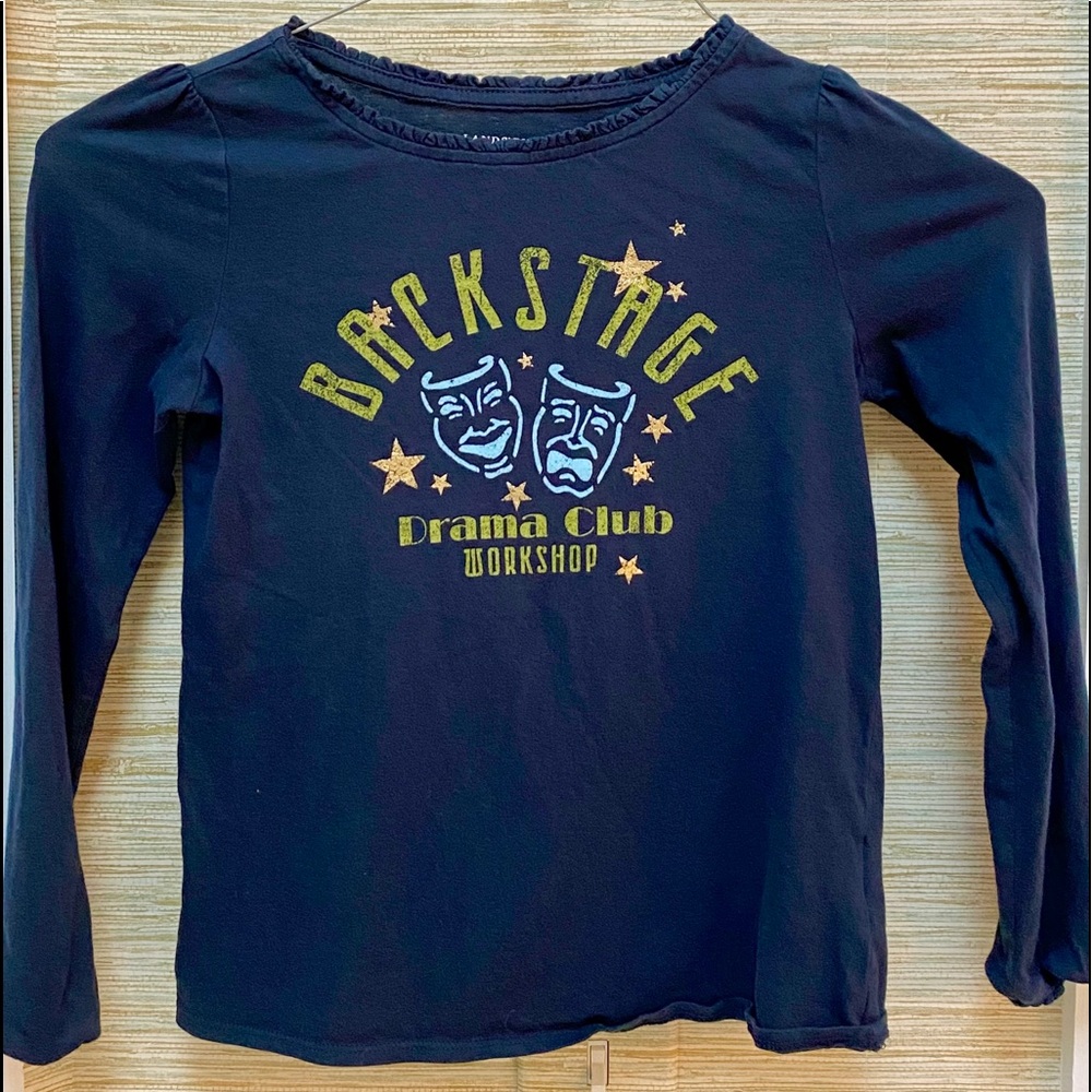 3/$12 SALE Lands’ End Long Sleeve Graphic Tee